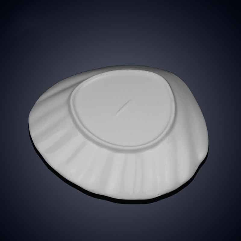 Shell Shaped Porcelain Dinner Set Ceramic Dishes Customize Logo